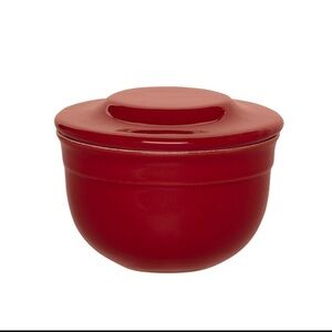 Emile Henry Butter Pot red ceramic nwot butter keep